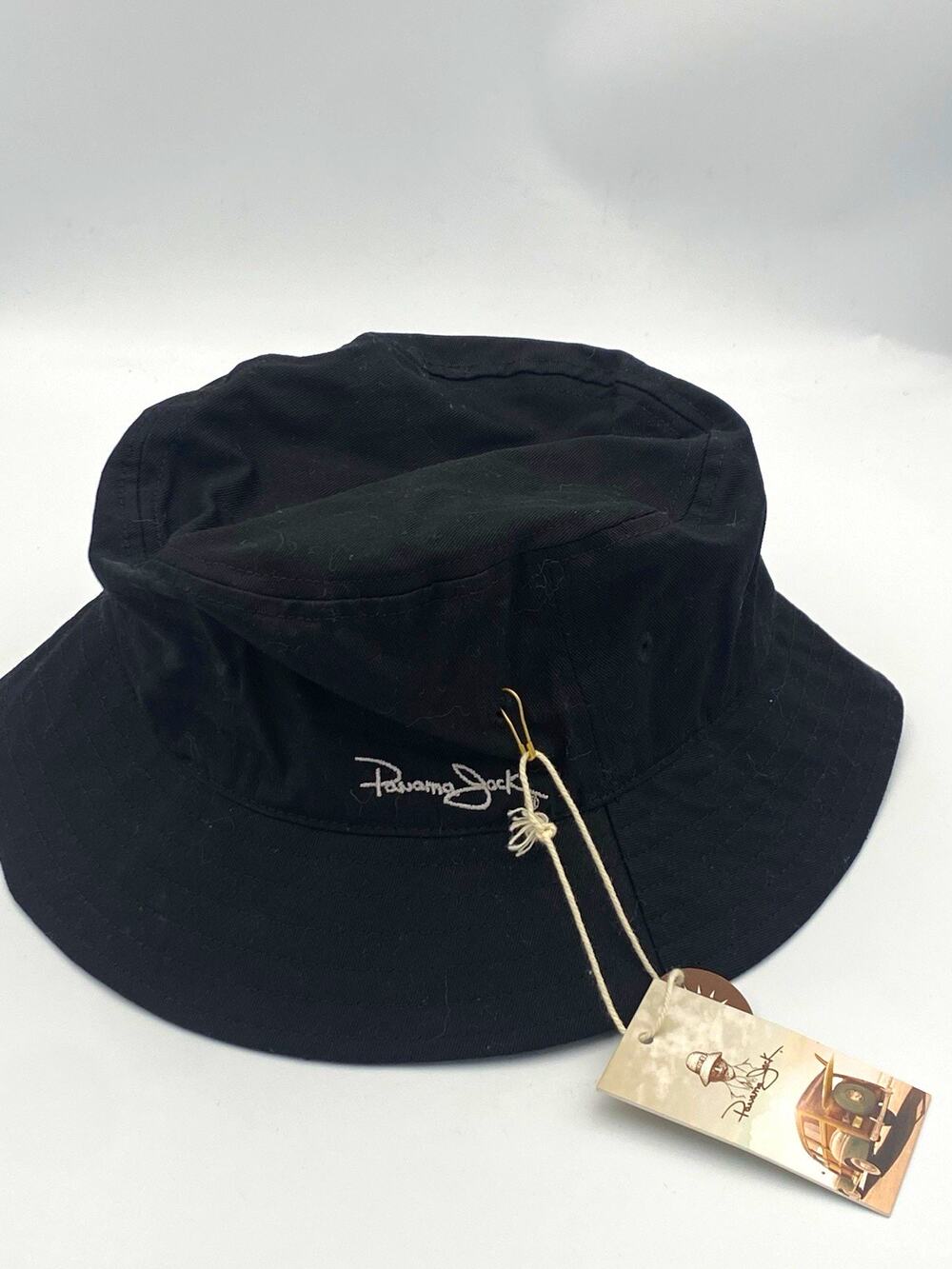 Panama Jack UV Protection Floral Bucket Hat Black/Gray L/XL Adjustable